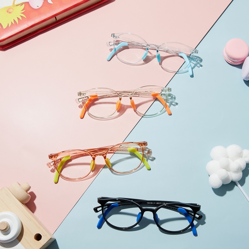 Kính Chống Ánh Sáng Xanh cyxus 6001 Có Hộp tr90 6001 Cho Bé