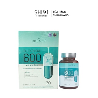 Viên uống trắng da Gluthation 600mg giúp làm trắng da đều màu da