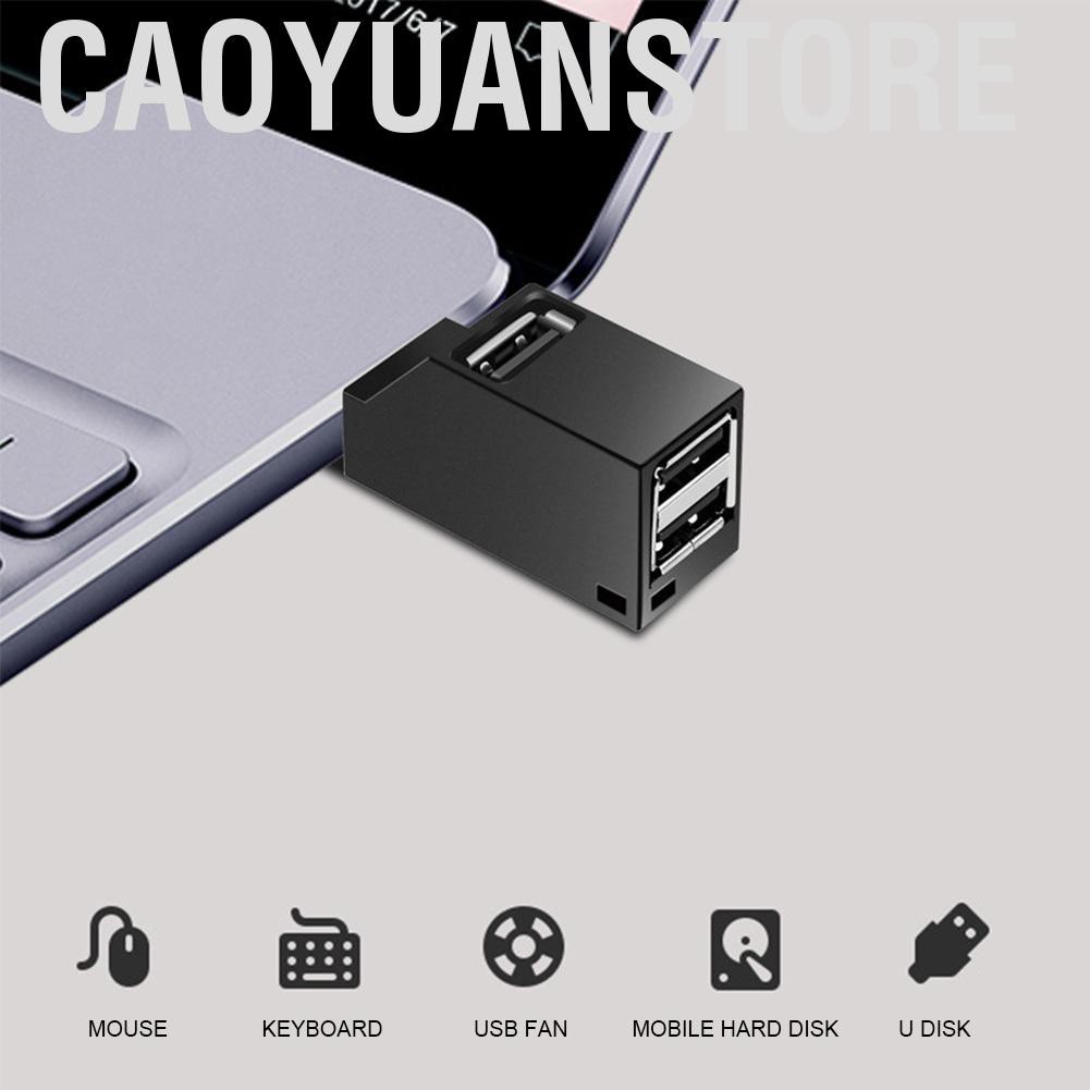 Hub Chia Cổng Usb Màu Trắng / Đen Cho Bàn Phím Máy Tính | BigBuy360 - bigbuy360.vn