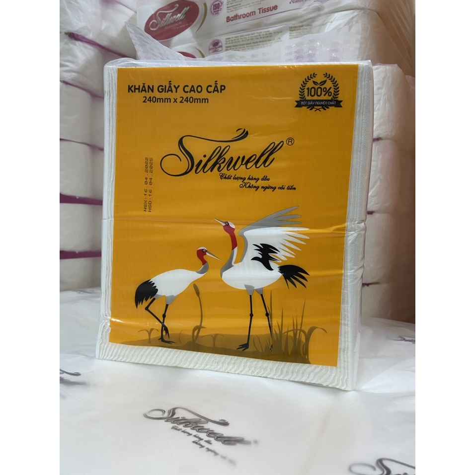 Khăn giấy Sếu cao cấp 1kg Silkwell