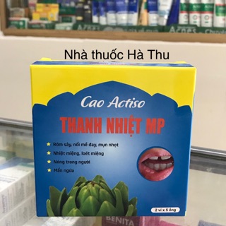 ( Hộp 20 ống ) Cao Actiso Thanh nhiệt MP - giải độc, mát gan, tăng cường chức năng gan