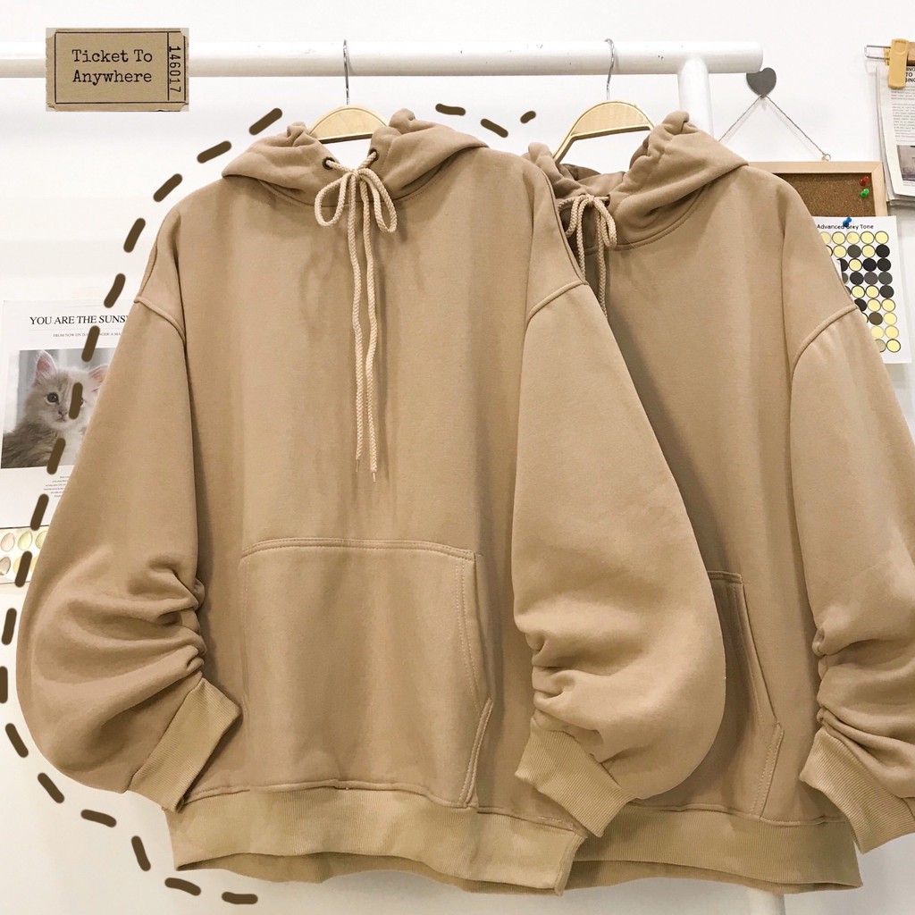 Áo hoodie / Áo nỉ trơn nam nữ Minishopvn kiểu dáng Basic | WebRaoVat - webraovat.net.vn