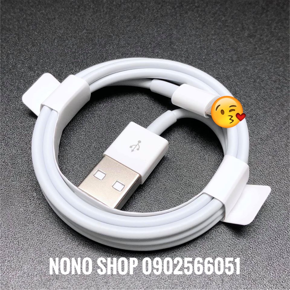 CÁP SẠC 5W 2 MÉT CHO CÁC DÒNG ĐIỆN THOẠI 5/6/6s/6sPlus/7/8/7Plus/8Plus/X/Xsmax/11/12 NONO SHOP