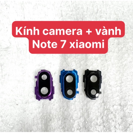 Kính Camera + vành Redmi Note 7 - Xiaomi