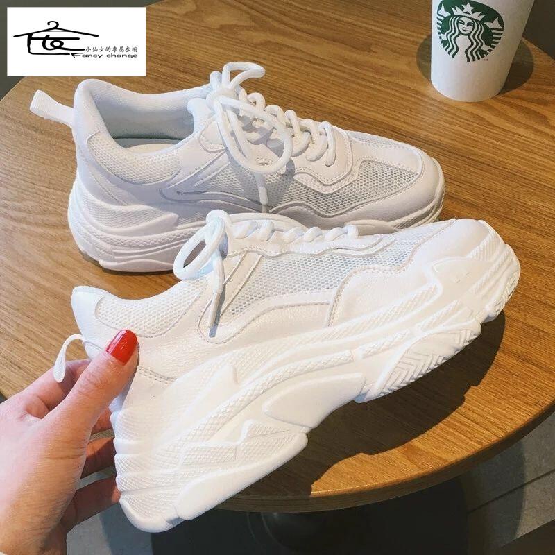Giày Thể Thao Nhẹ Thoáng Khí Phong Cách Hàn Quốc Thời Trang Thu Đông Hàng Mới Dành Cho Bạn Nữ 2022