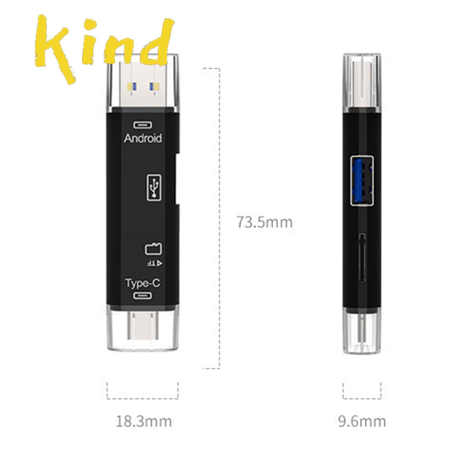 Đầu Đọc Thẻ 3 Trong 1 Usb 3.0 Type-C Tốc Độ Cao | BigBuy360 - bigbuy360.vn
