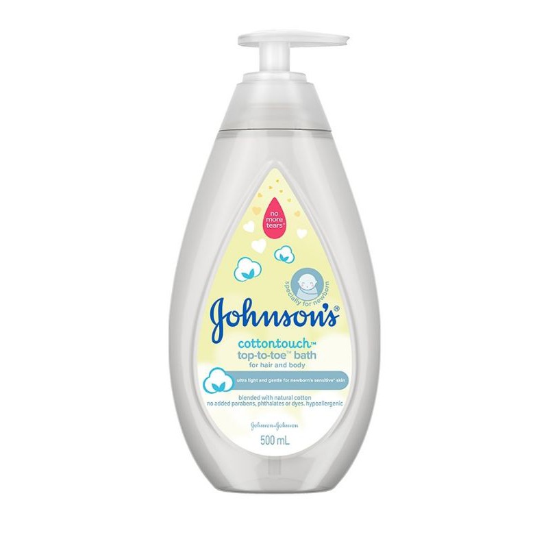 Sữa tắm gội toàn thân Johnson's Baby mềm mịn (500ml)