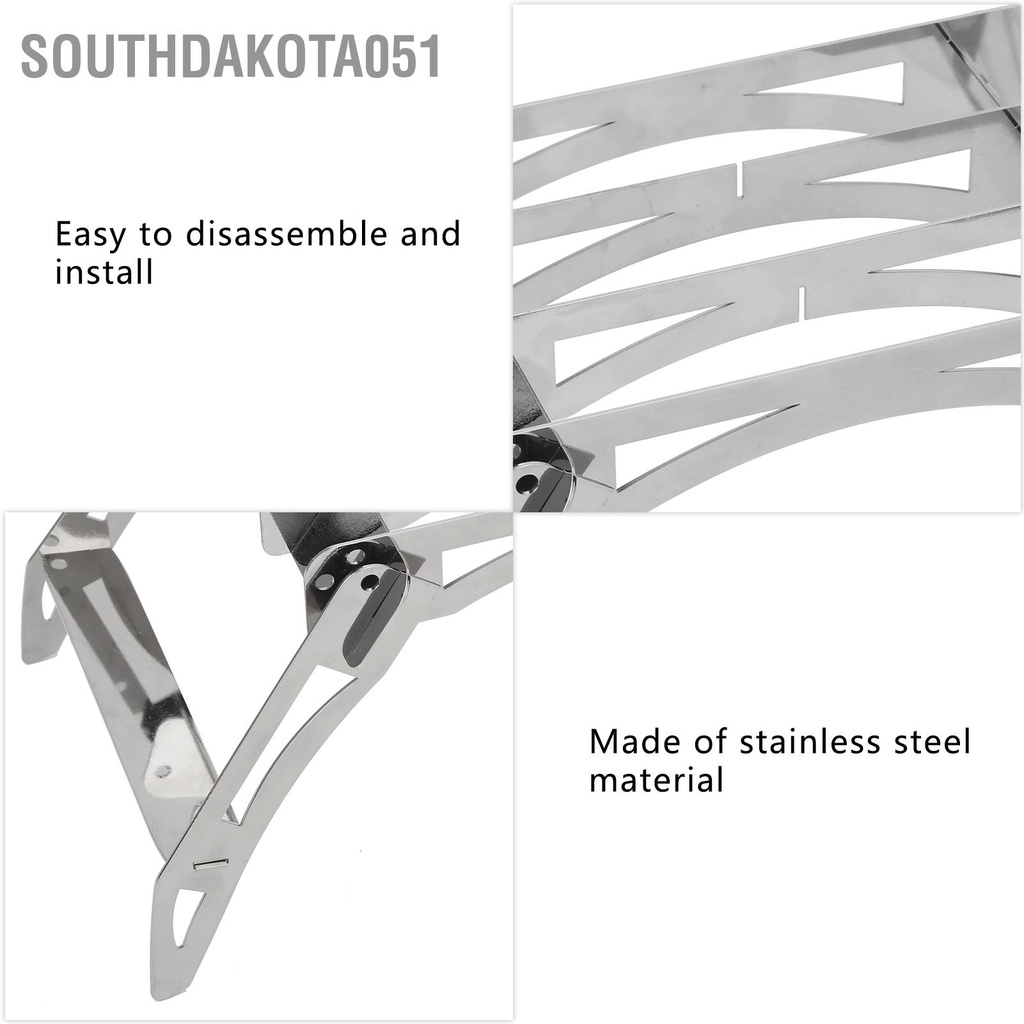 Southdakota051 Loại thẻ ngoài trời Đồ nướng Đứng cắm trại Giá đựng dụng cụ nấu ăn Di động Picnic Gấp