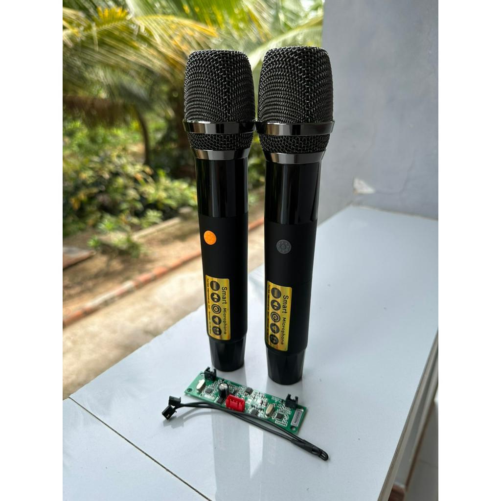 Micro Loa Kéo UHF 2 màn hình bản cao cấp