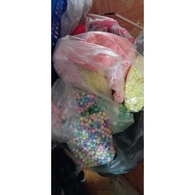 50 gam hạt nhựa tròn màu pastel dễ thương 6-8-10-12-14-16-18-20mn
