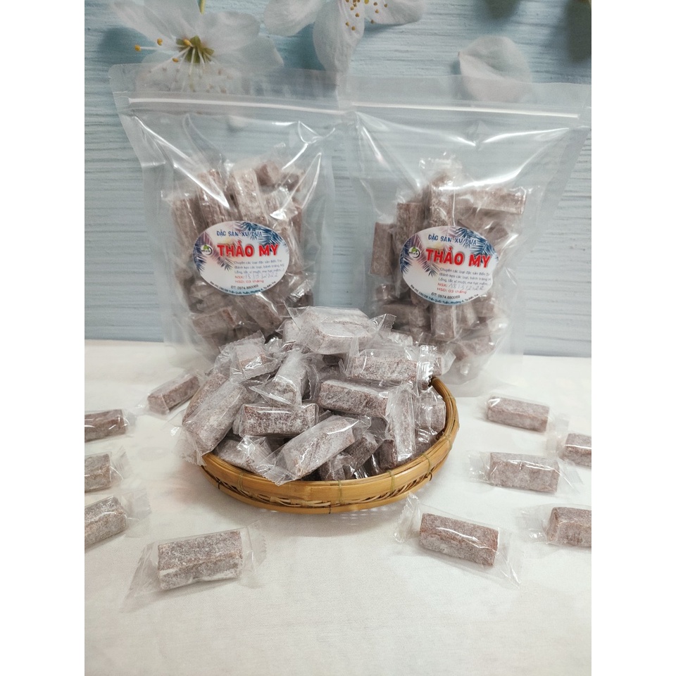 500GR KẸO GỪNG DẺO PHẤN KIÊN LONG- BÁNH LÁ MƠ SHOP