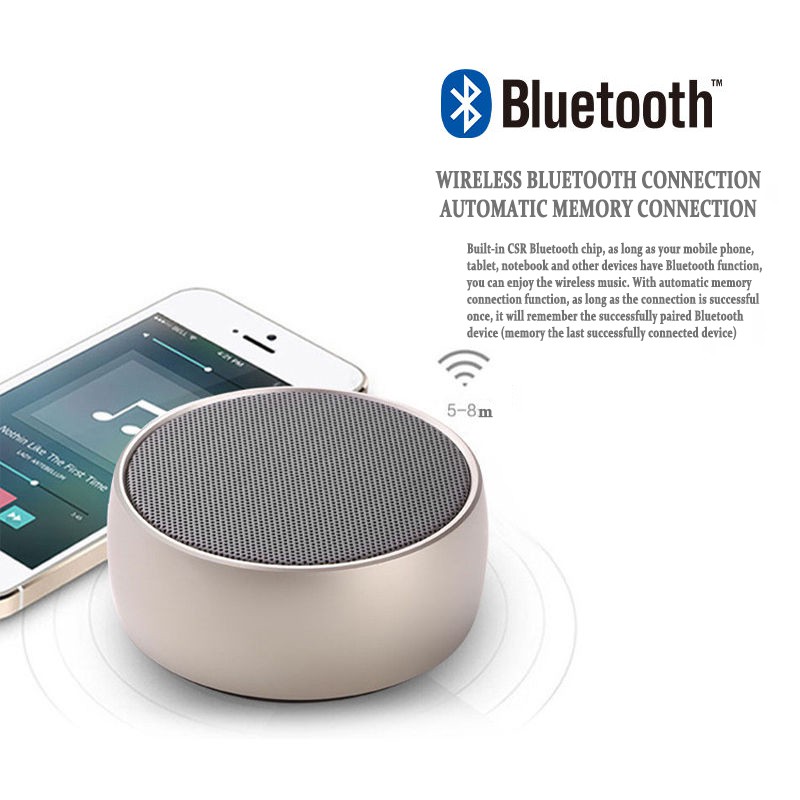 Loa Bluetooth Không Dây Âm Siêu Trầm Chất Lượng Cao Cho Điện Thoại