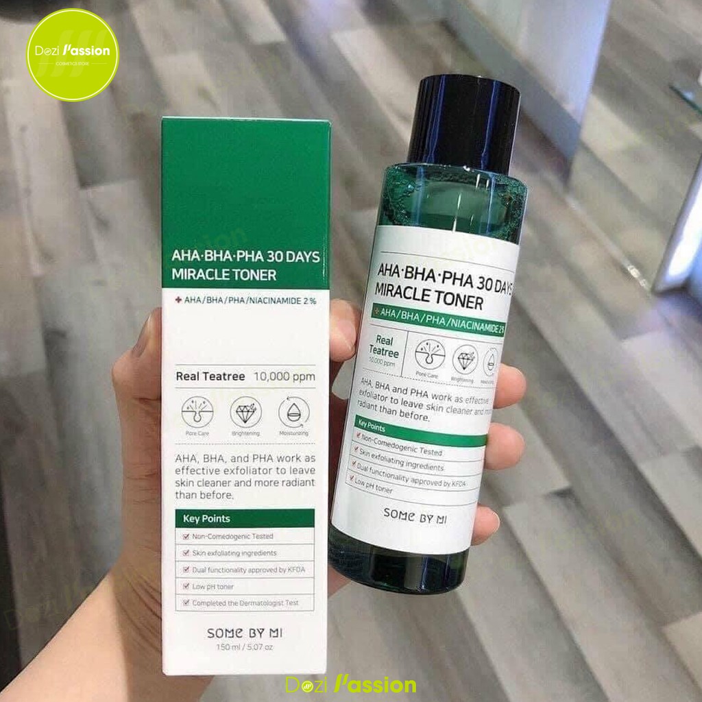 Toner Some By Mi Ngừa Mụn, Kiểm Soát Nhờn, Làm Sạch Da - Some By Mi AHA BHA PHA 30 Days Miracle Toner 150ml