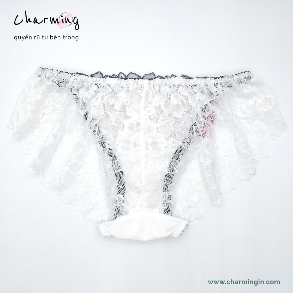 Quần lót ren hoa thời trang mềm mịn size M, L, LL, 3L, 4L - QLRL0003