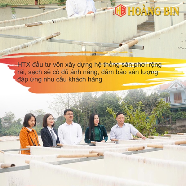 Bún khô Phú Thọ, Mì gạo khô sợi dai nhỏ trắng và nấu không bị nát sản xuất tại làng nghề bún gạo khô truyền thống