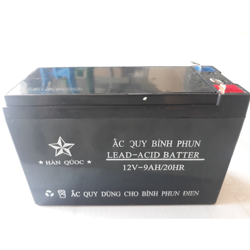 Acquy Bình Phun Thuốc Sâu bằng điện 12V9Ah