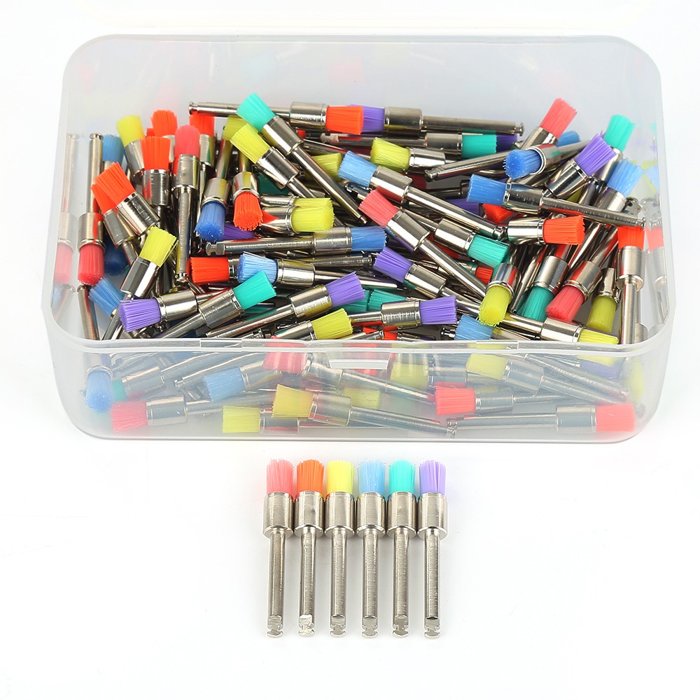 Set 100 cọ đánh bóng răng tiện dụng