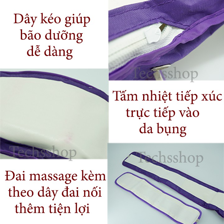 Máy massage giảm mỡ bụng Slender shaper - Đai mát xa giảm mỡ - Có nhiệt tan mỡ nhanh