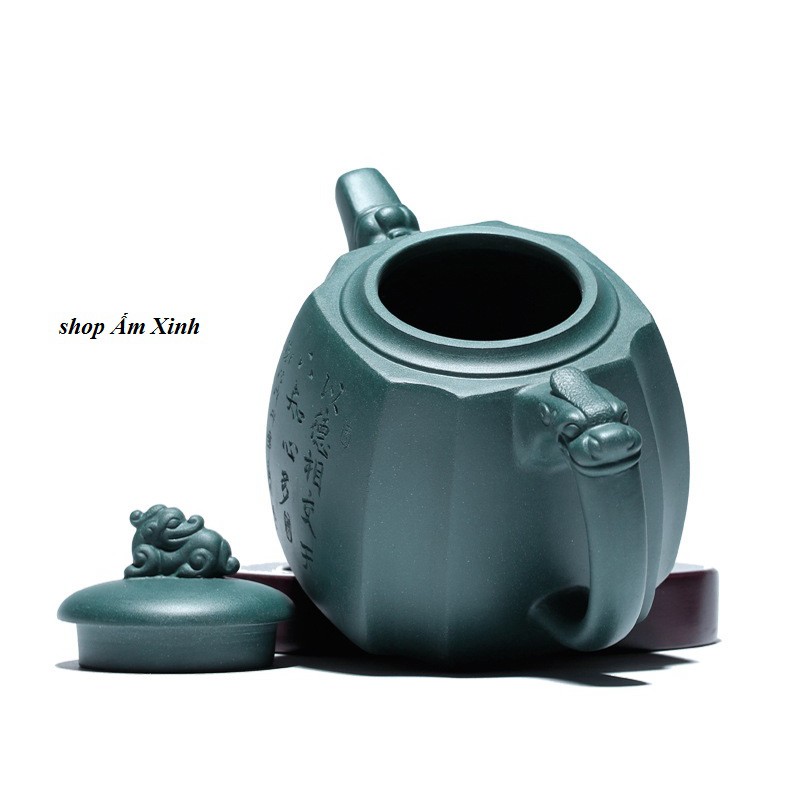 Ấm Tử Sa Nghi Hưng Tứ Phương Long Tôn 525 ml (Thiên Thanh Nê)