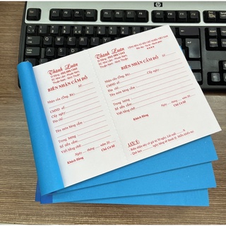 10 cuốn biên nhận cầm đồ, Hợp đồng cầm đồ in tên tiệm theo yêu 100 tờ/quyển