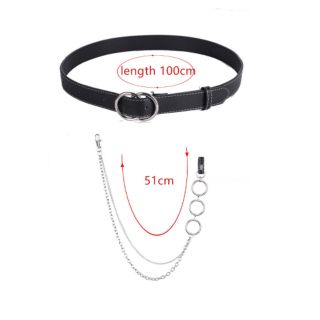 Betl chain thắt lưng dây xích unisex basic
