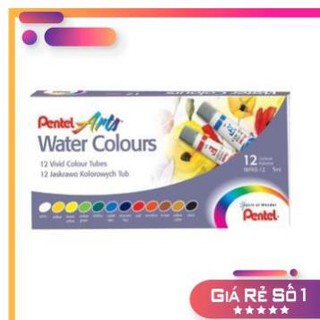 Màu nước pentel dạng tuýp bộ 12 màu wfrs-12