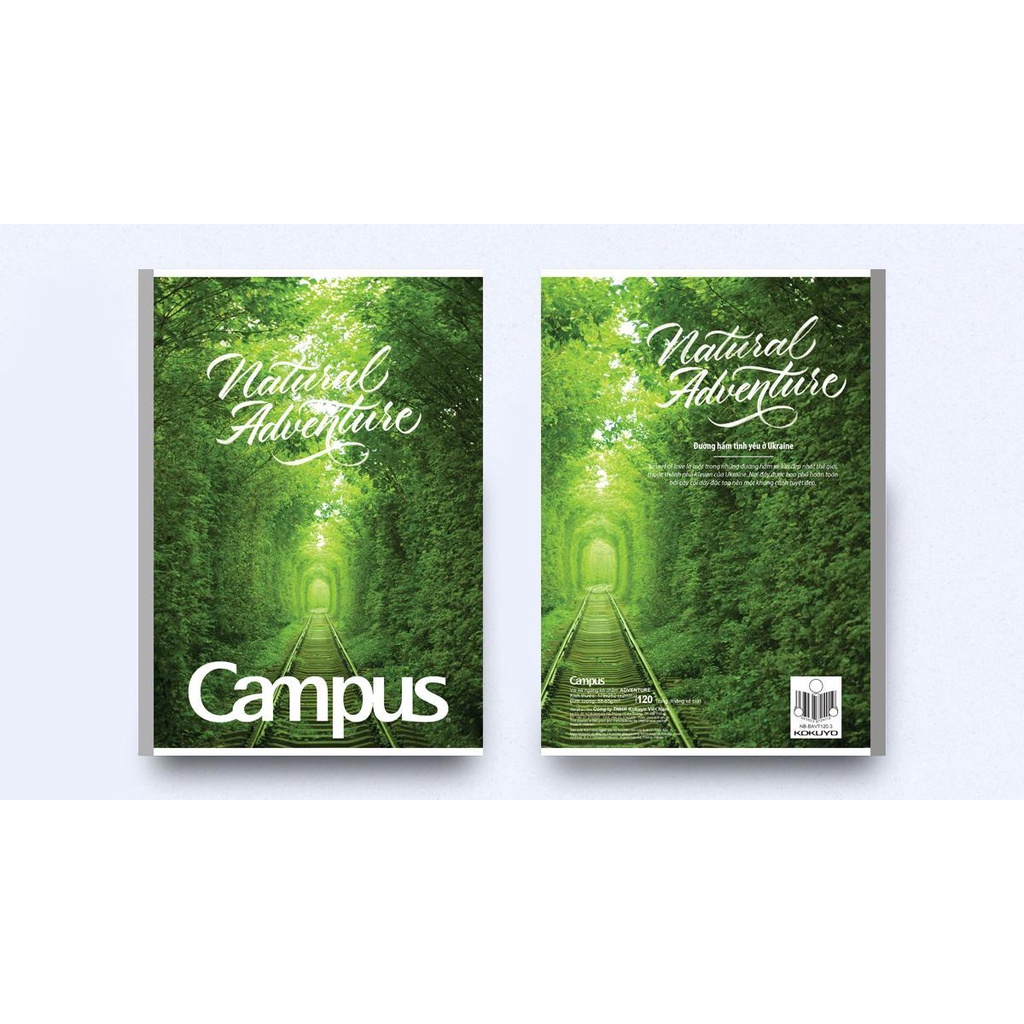 Vở kẻ ngang có chấm Campus Adventure 80, 120, 200 trang - vpp Quế Anh