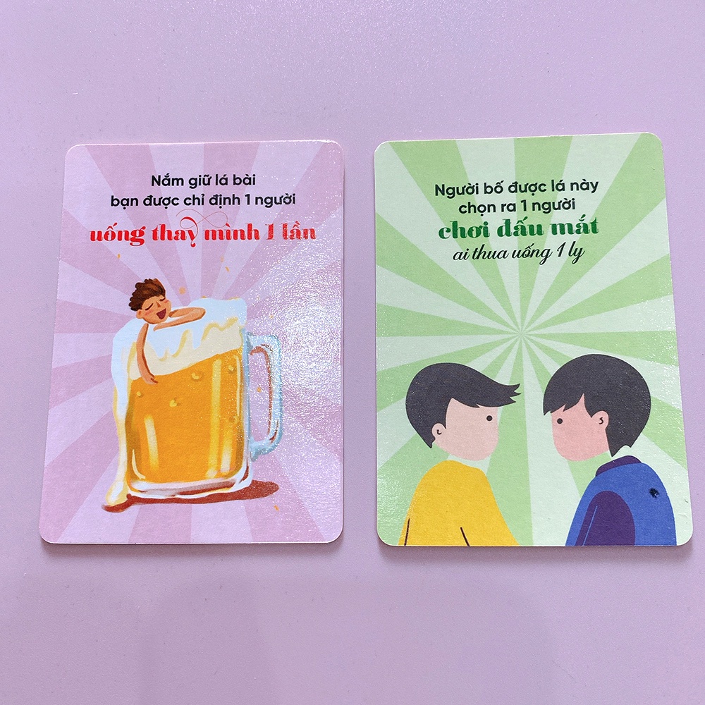 Bộ Bài Drinking Game Uống Đê Phiên Bản Say Chưa 60 Lá Bài Thách Hay Thật Cho Nhóm Bạn Giải Trí Trong Bữa Tiệc UD-SAYCHUA