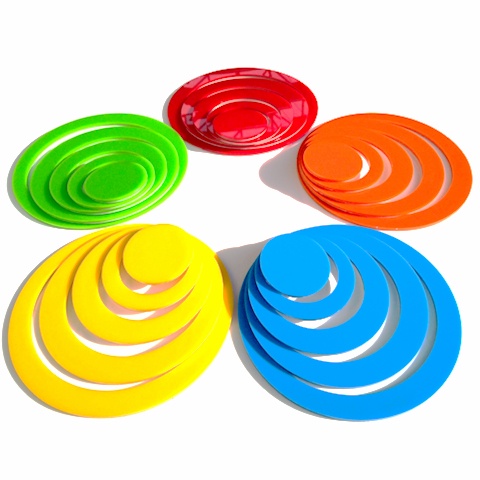 Tranh mica 3d dán tường các mẫu tranh hình tròn, hình trái tim, trang trí phòng khách, phòng ngủ