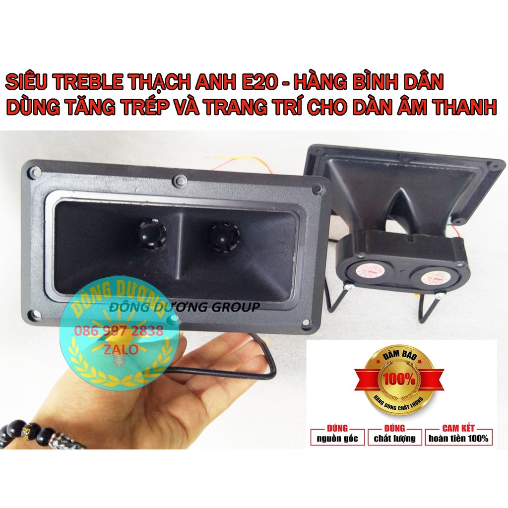 COMBO 2 CHIẾC LOA TREBLE KÍCH THƯỚC LỚN THUMPER E20