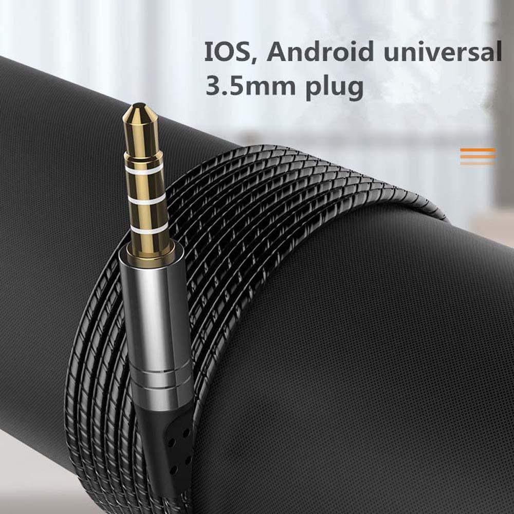 Tai Nghe Nhét Tai AUGUSTINA Jack 3.5mm Có Micro Âm Thanh Siêu Trầm