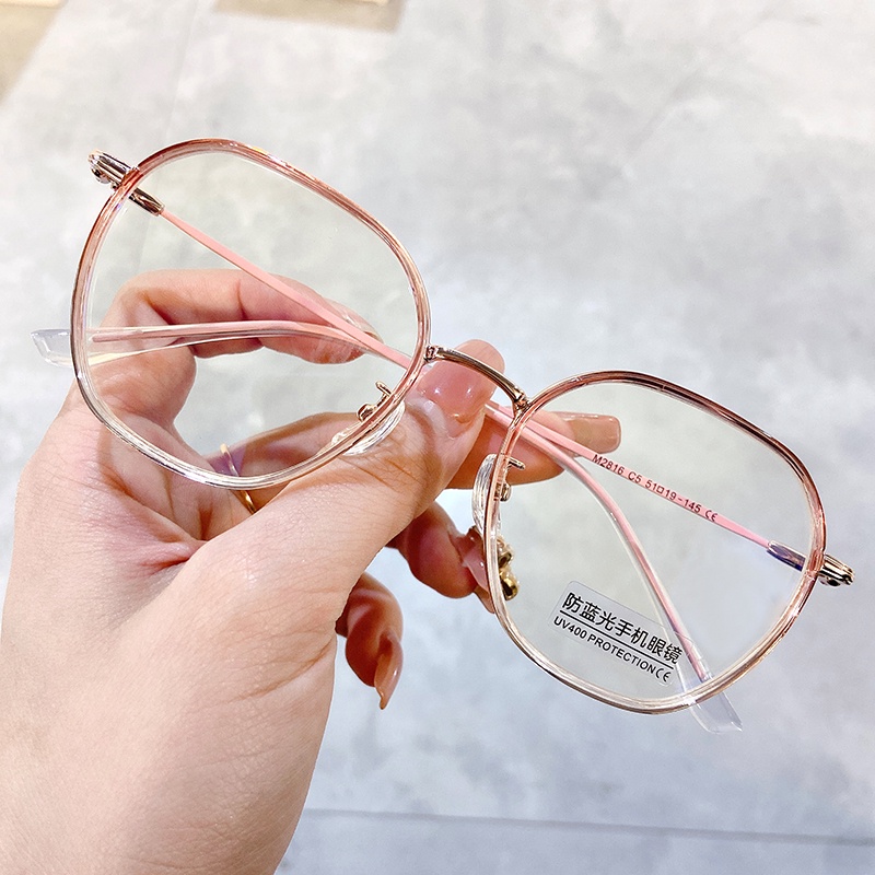 Mắt Kính Gọng Tròn Trong Suốt Chống Ánh Sáng Xanh Thời Trang Cho Nam Và Nữjz2816 | BigBuy360 - bigbuy360.vn