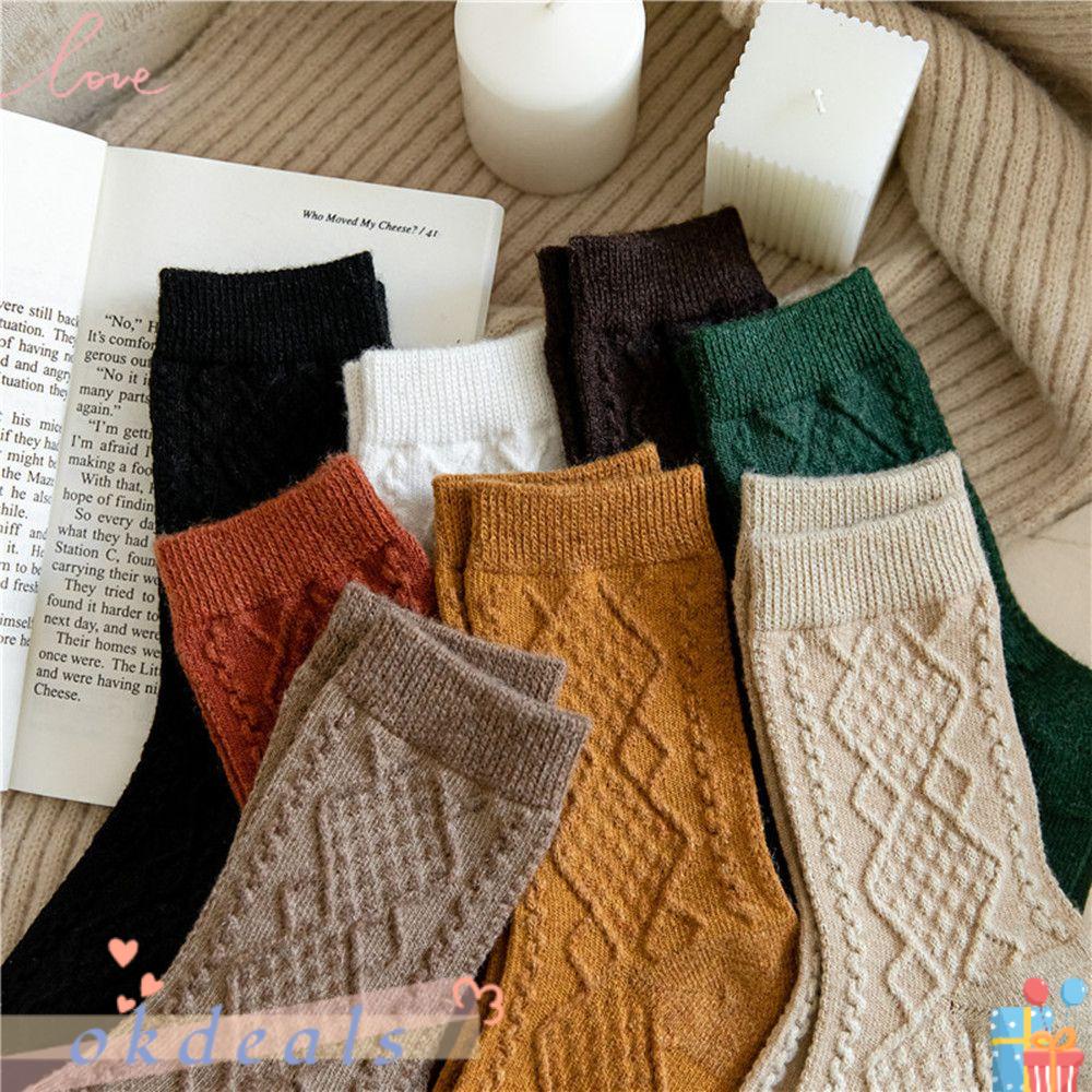 Chăn Len Cashmere Mềm Mại Dày Dặn Giữ Ấm Mùa Đông Phong Cách Vintage