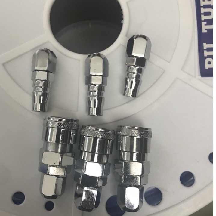 Đầu nối nhanh đầu bi dây hơi khí nén- Khớp nối nhanh máy nén khí