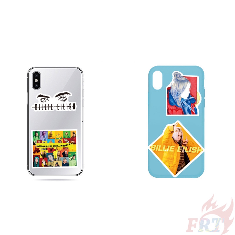 ❉ Billie Eilish Series 04 - Pop Singer Superstar Stickers ❉ 50Pcs/Set DIY Fashion Mixed Doodle Decals Stickers
