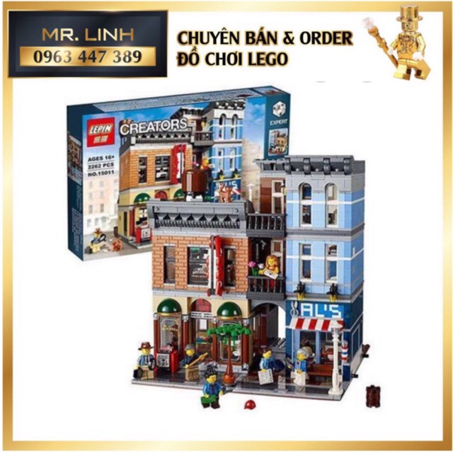 Lego Creator – Lepin 15011 , Leji 99008 ( Xếp Hình Văn Phòng Thám Tử 2262 khối )