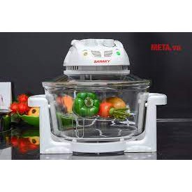 VH-158T - Lò nướng thủy tinh Sanaky VH-158T - Hàng chính hãng Dung tích nồi thủy tinh lớn Công nghệ nướng bằng điện trở.