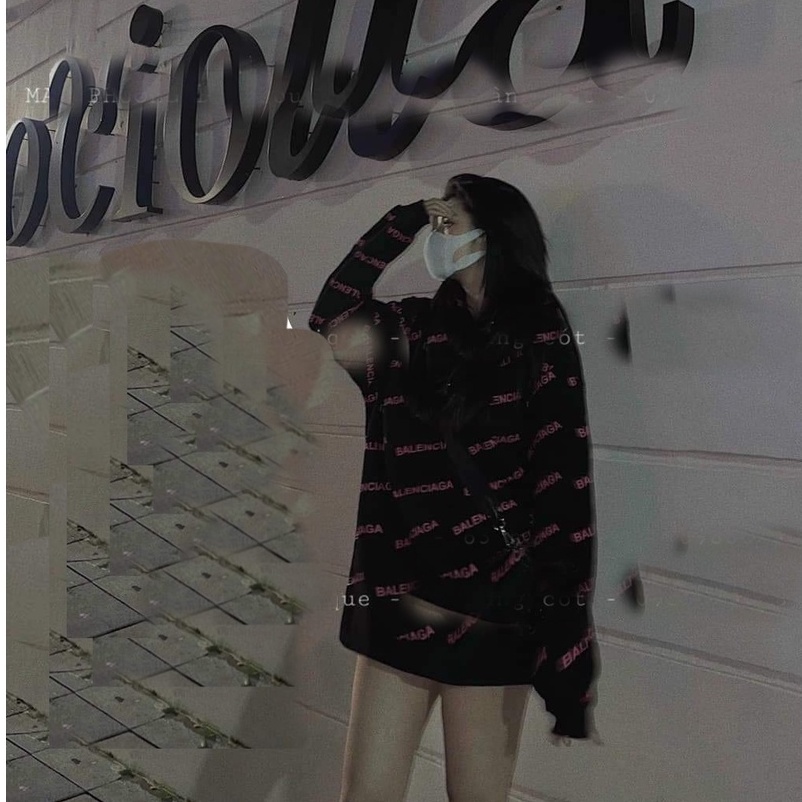 Áo Hodie Nỉ Nữ Balen Có Mũ Form Rộng Freesize Dưới 60Kg, Áo Có Lót Nỉ | BigBuy360 - bigbuy360.vn