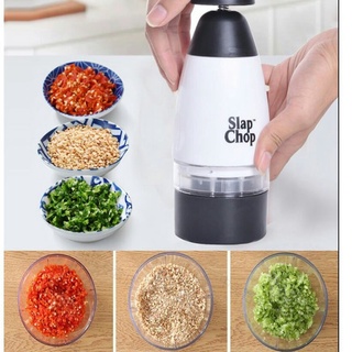 Dụng cụ dập tỏi lò xo - dụng cụ thái rau củ quả slap chop