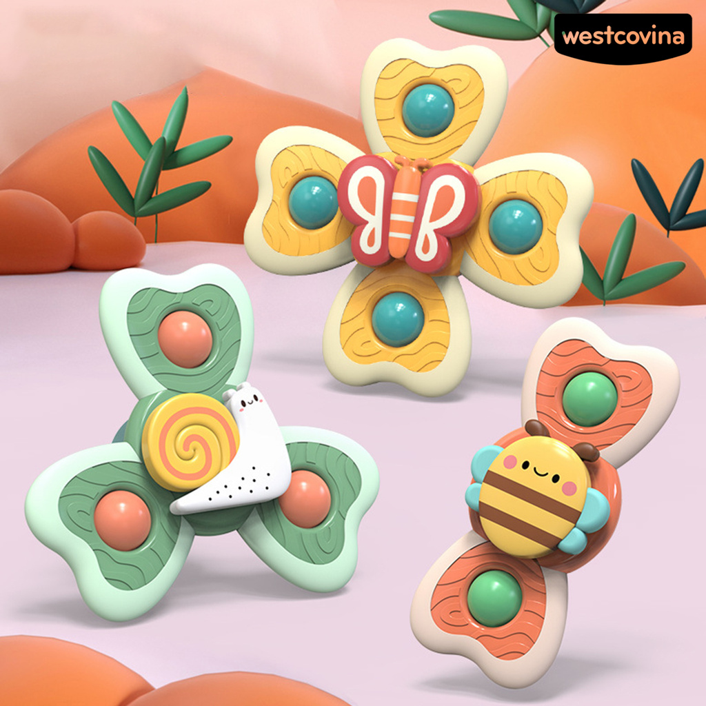 Bộ 3 đồ chơi con quay giảm căng thẳng tương tác với trẻ nhỏ