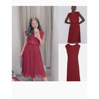 Váy midi Zara AUTH S newtag