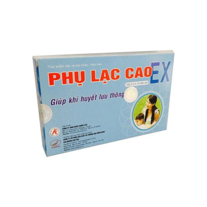 [CHÍNH HÃNG] Viên uống Phụ Lạc Cao Ex hộp 30 viên