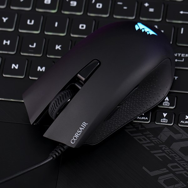 Chuột Gaming Corsair Harpoon RGB Pro Đen