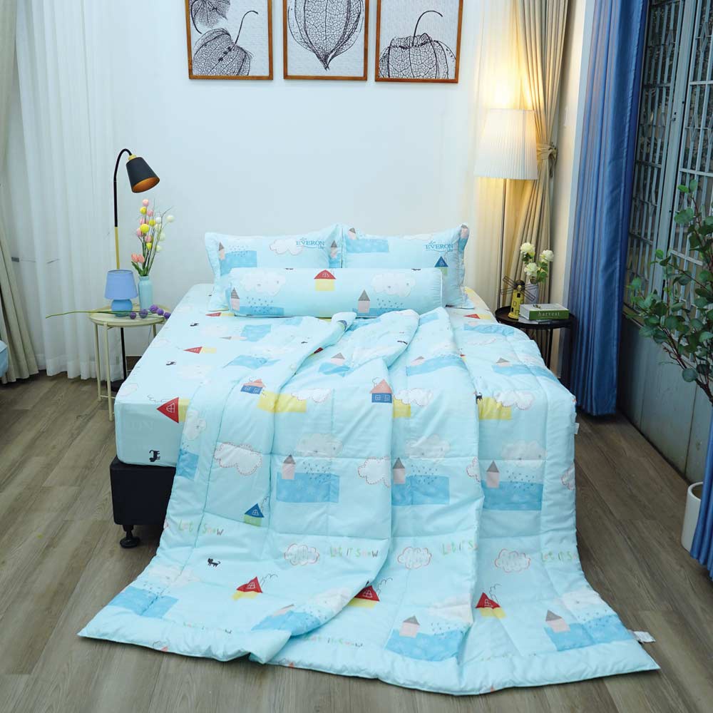 Bộ ga giường K-Bedding by Everon chất vải Microfiber (KMP304&308)