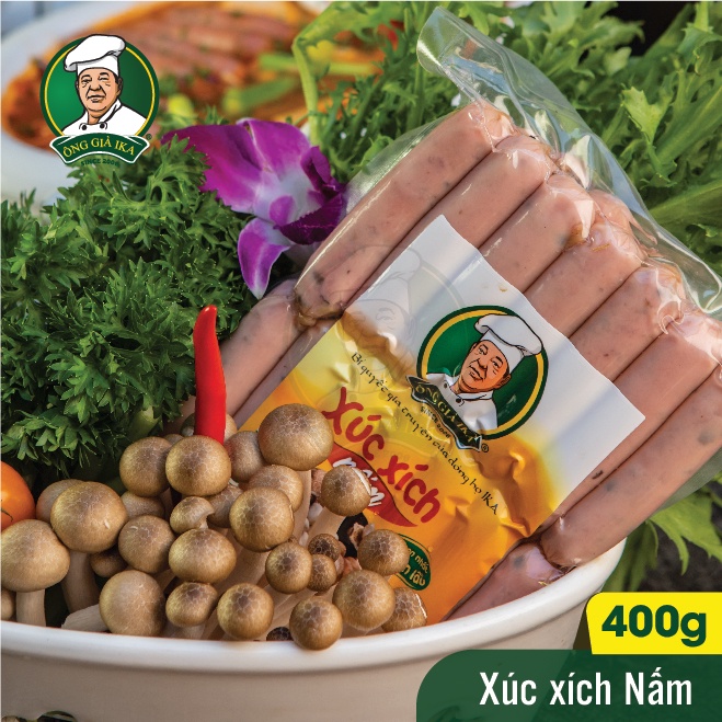 Xúc xích Nấm 400g Ông già Ika