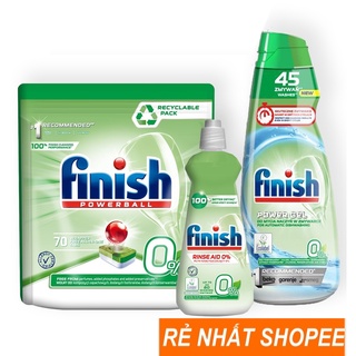 viên rửa bát Finish hữu cơ eco 70 viên, Gel finish eco