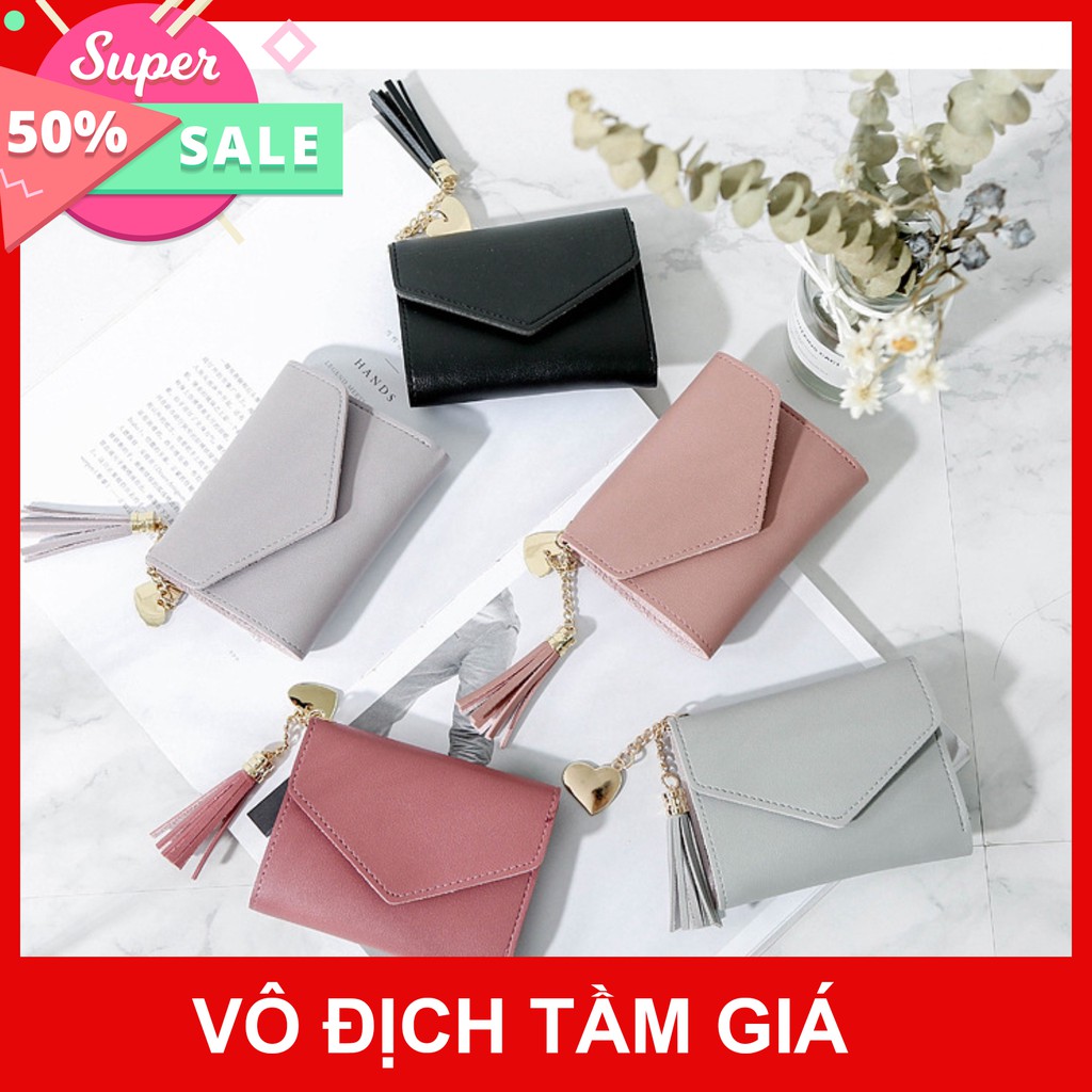 Ví nữ ngắn cầm tay hình bì thư TVI9