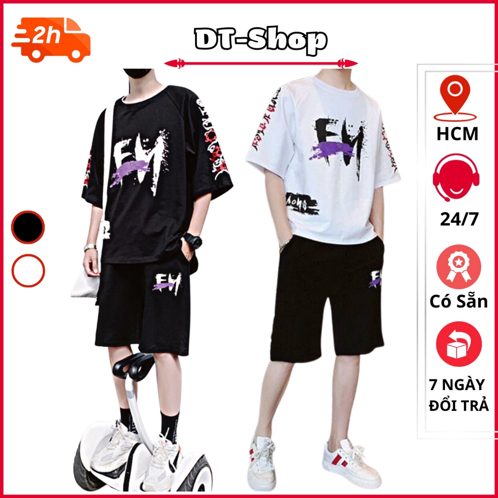 Bộ thể thao nam hè FM chất thun lưới mè thoải mái cho người mặc