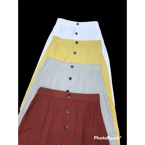 Chân váy MIDI 1 lớp lưng thun Sohoo