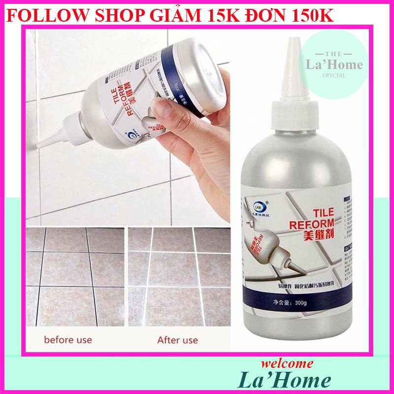 Sơn kẻ vạch Tile Reform 280ml, keo chà ron La'Home